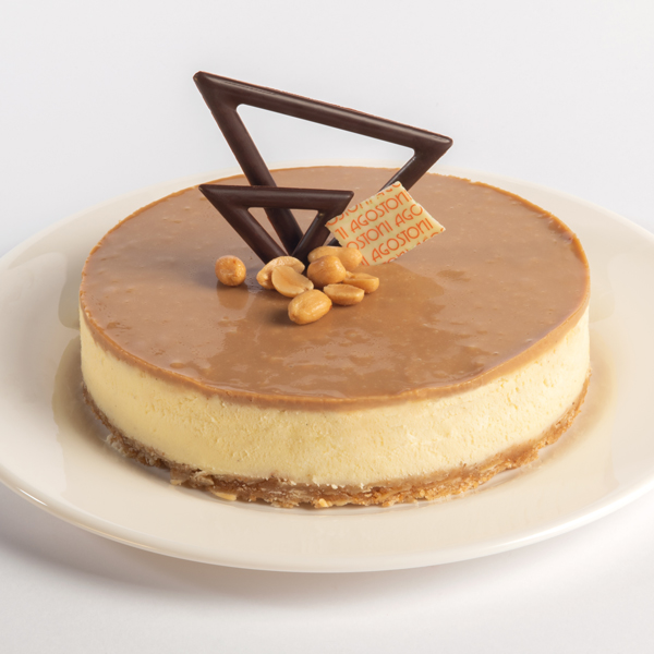 Cheesecake de cacahuetes salados estilo americano