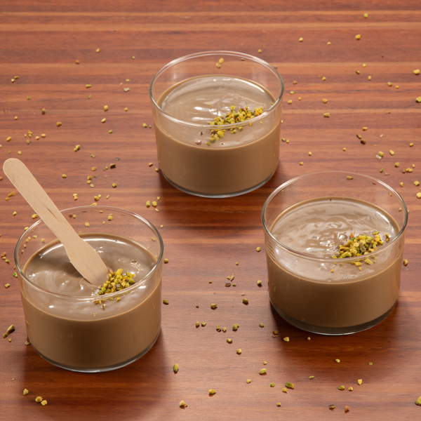 Crema untable de chocolate blanco y pistacho
