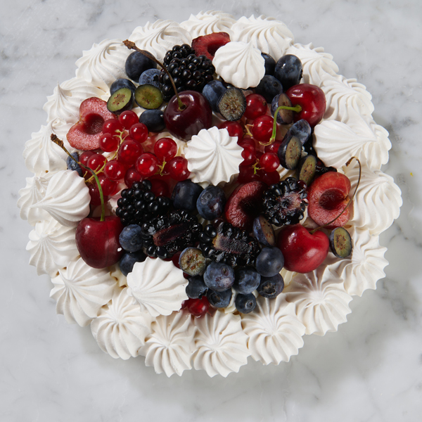 Pavlova de frutos rojos