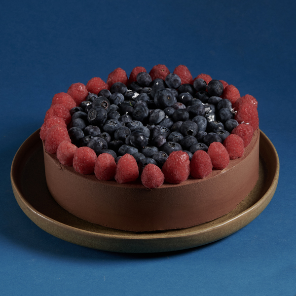 Torta lamponi e cioccolato