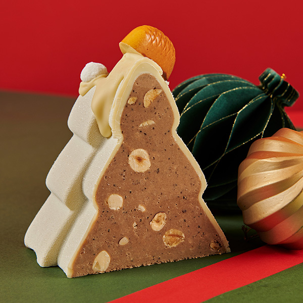 Turrón napolitano de chocolate y café